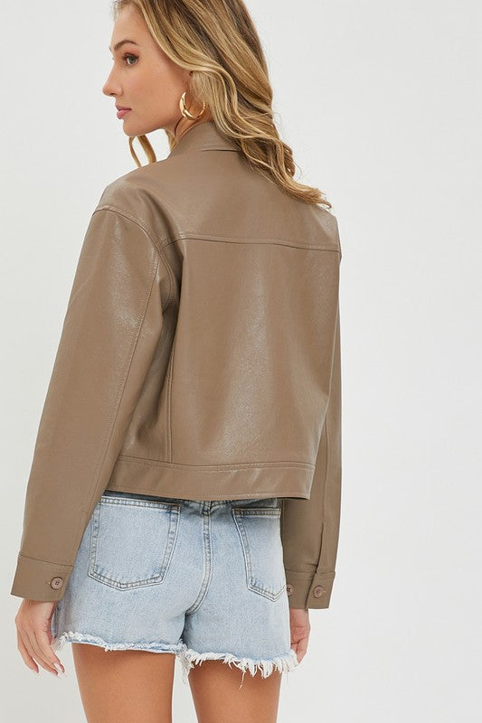 Flirty Jacket (mocha)