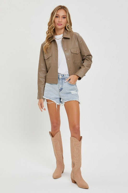 Flirty Jacket (mocha)