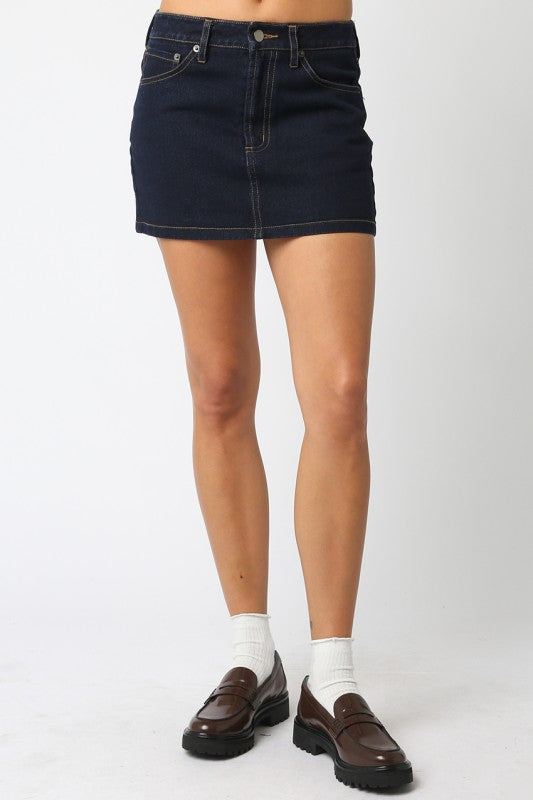 Downtown Denim Skirt