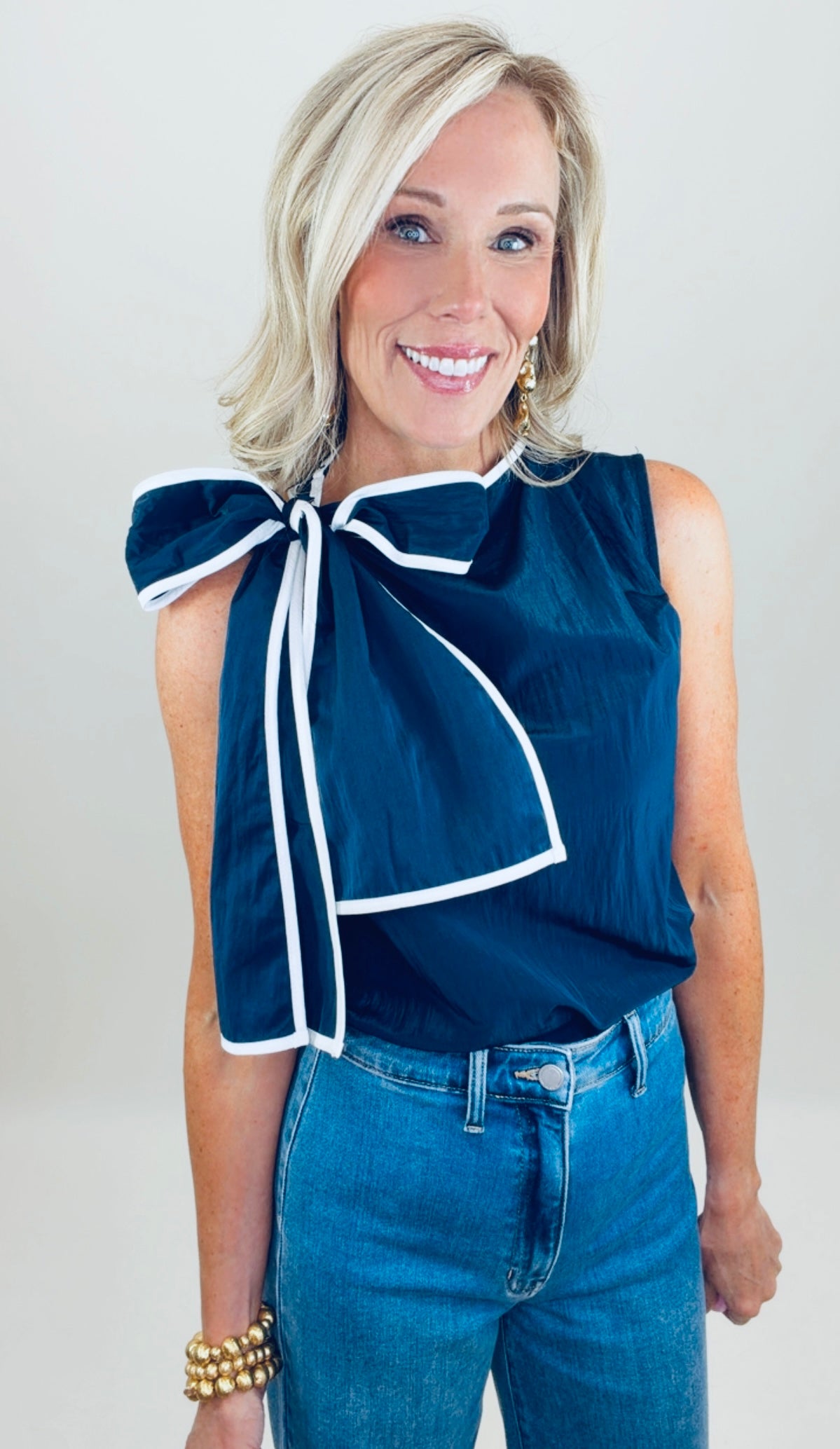 Tie the Knot Top (navy)