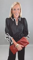 Bow & Bold Blouse (black)