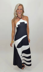 Midnight Palms Maxi Dress
