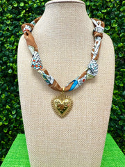 Amour Aura Scarf Necklace