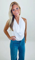 All Eyes on You Top (white)
