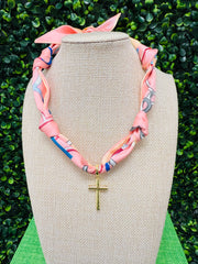 Twist of Faith Scarf Necklace