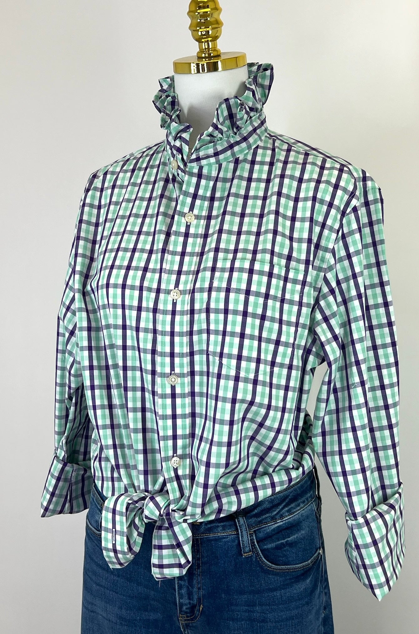 Second Story Shirt (BRep/PurGrn/M)