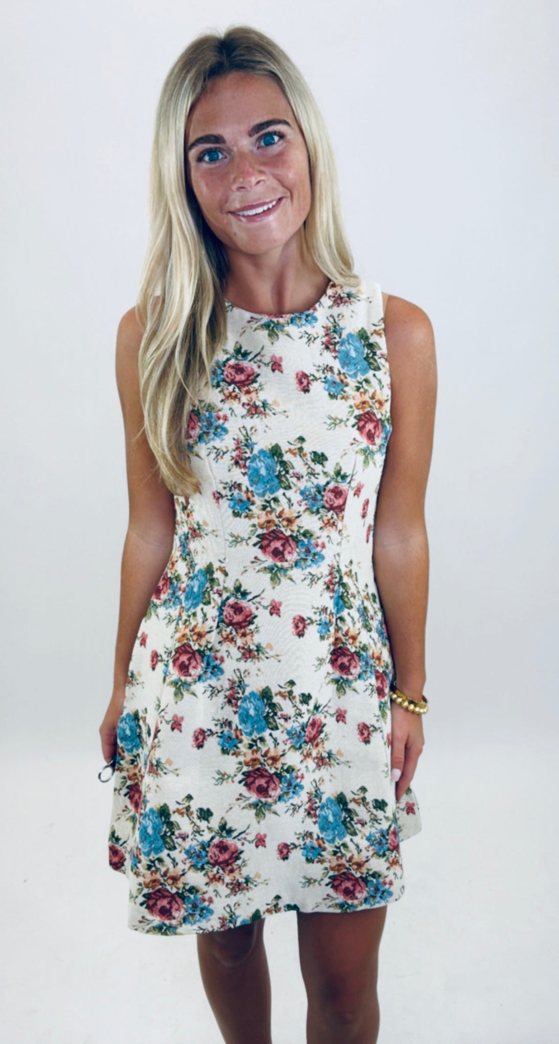 Rosewood Tapestry Dress