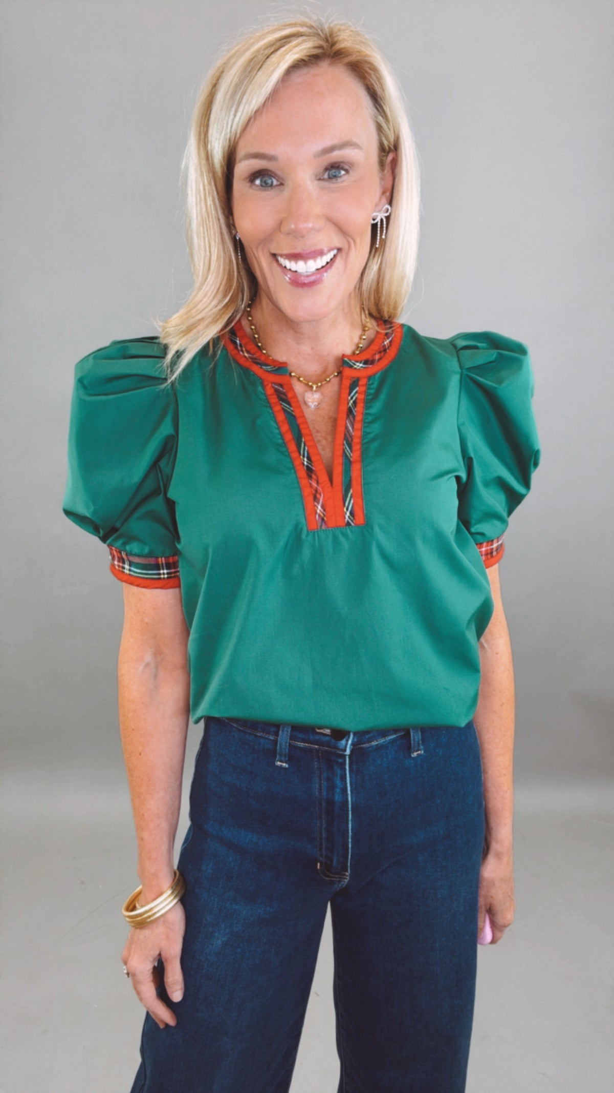 Highland Holiday Top (green)