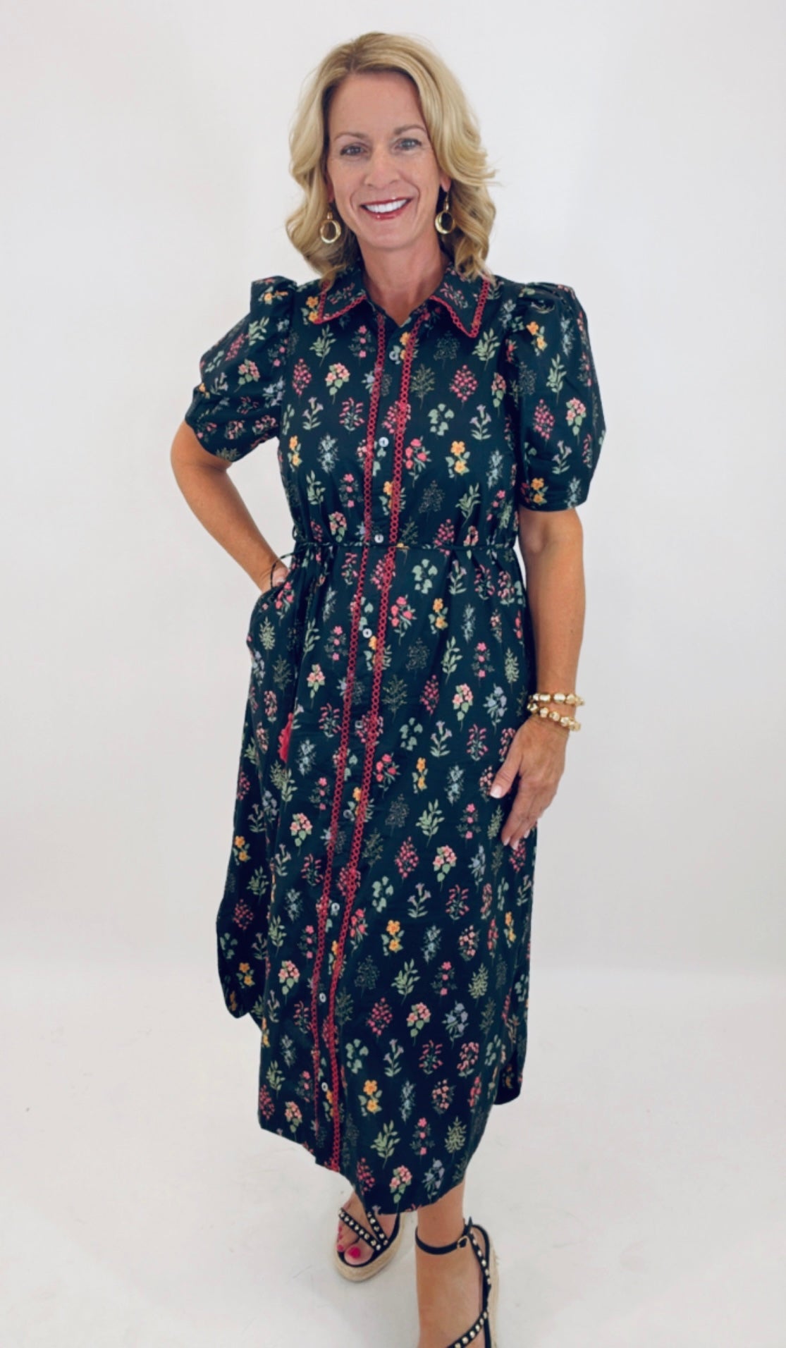 Midnight Bloom Midi