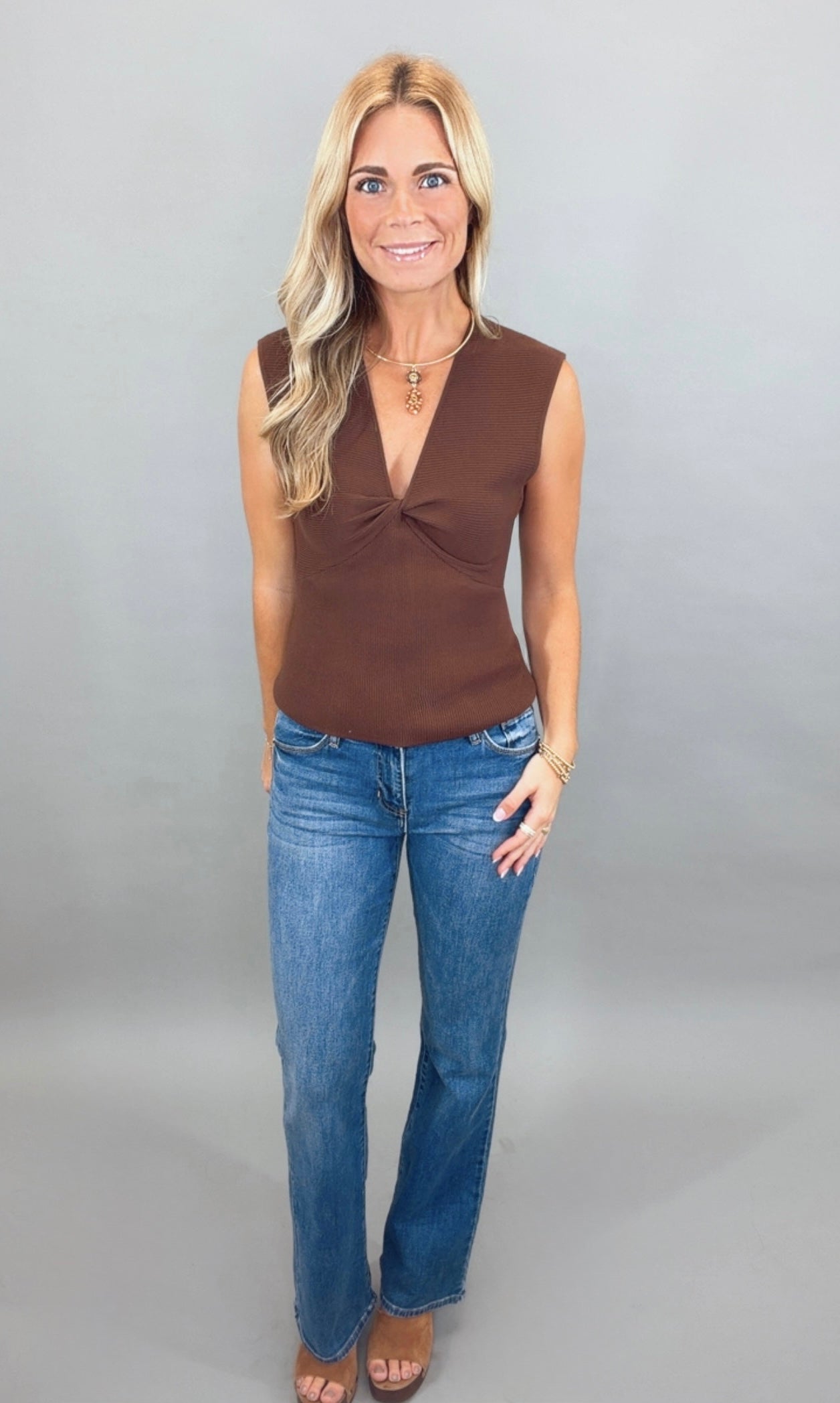 Twist of Fate Top (brown)