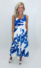 Summer Etch Dress (royal)