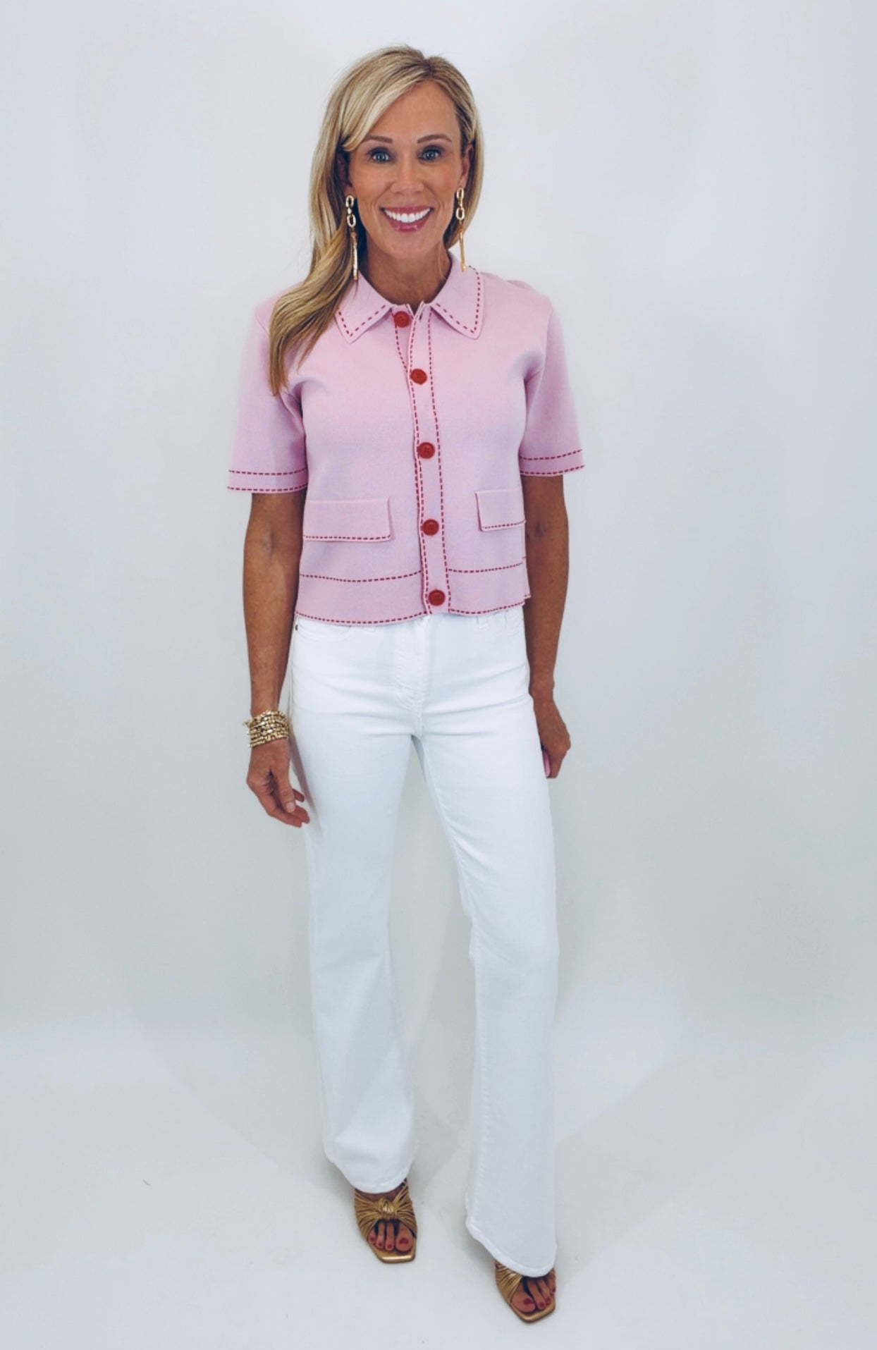 Polished Pop Cardigan (pink)