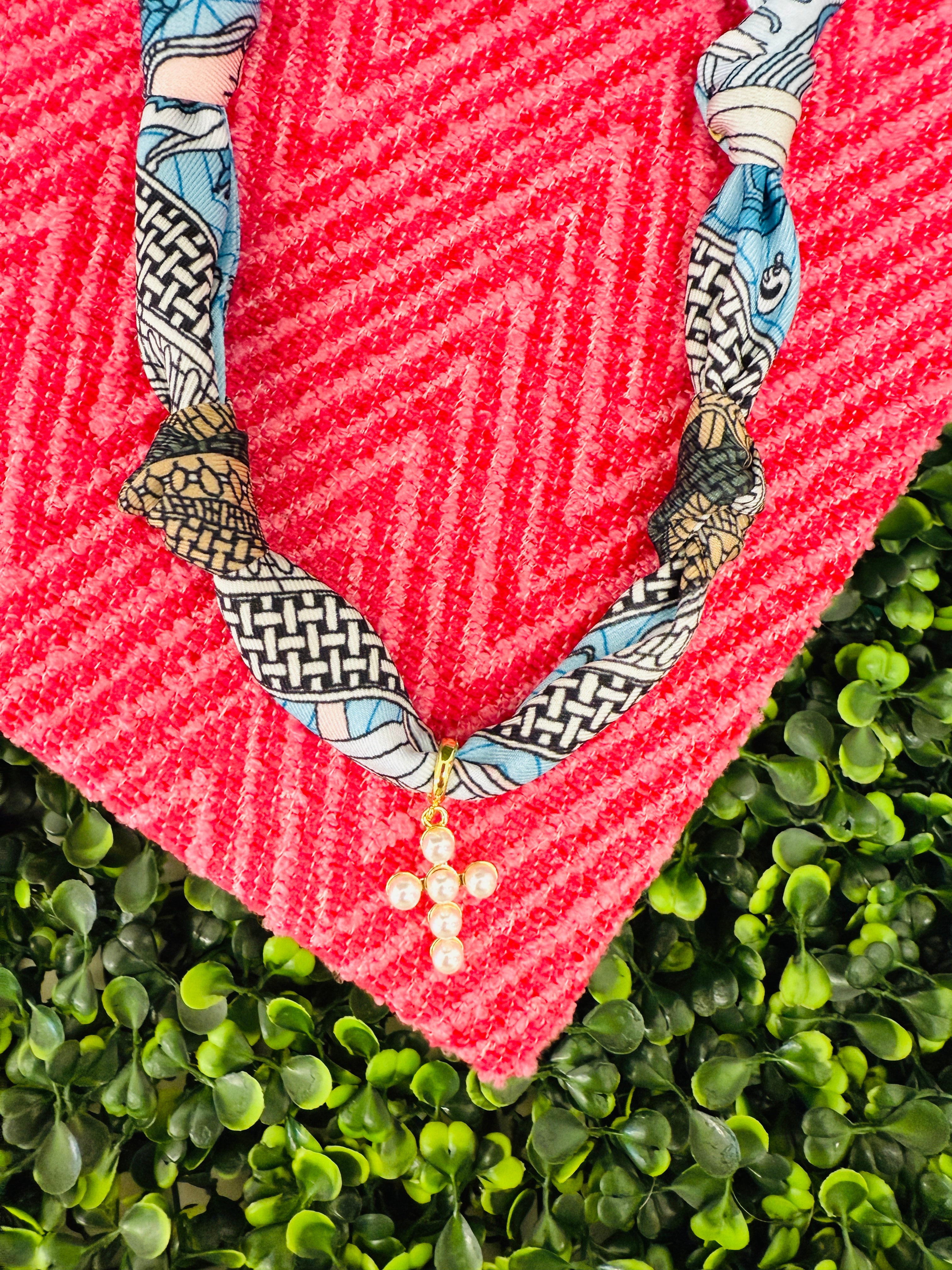 Riviera Revival Scarf Necklace