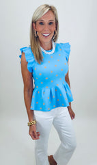 Peplum Pop Top