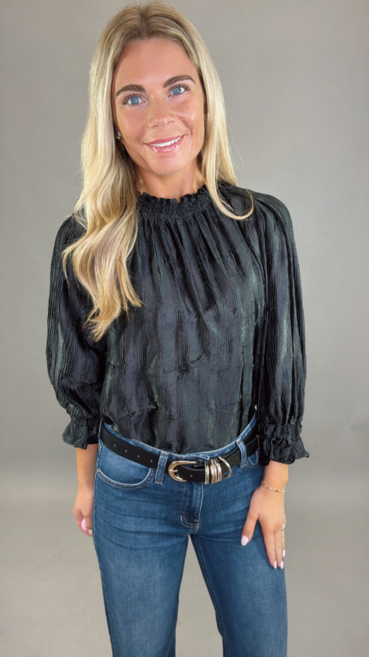 Glimmer Grace Top (black)