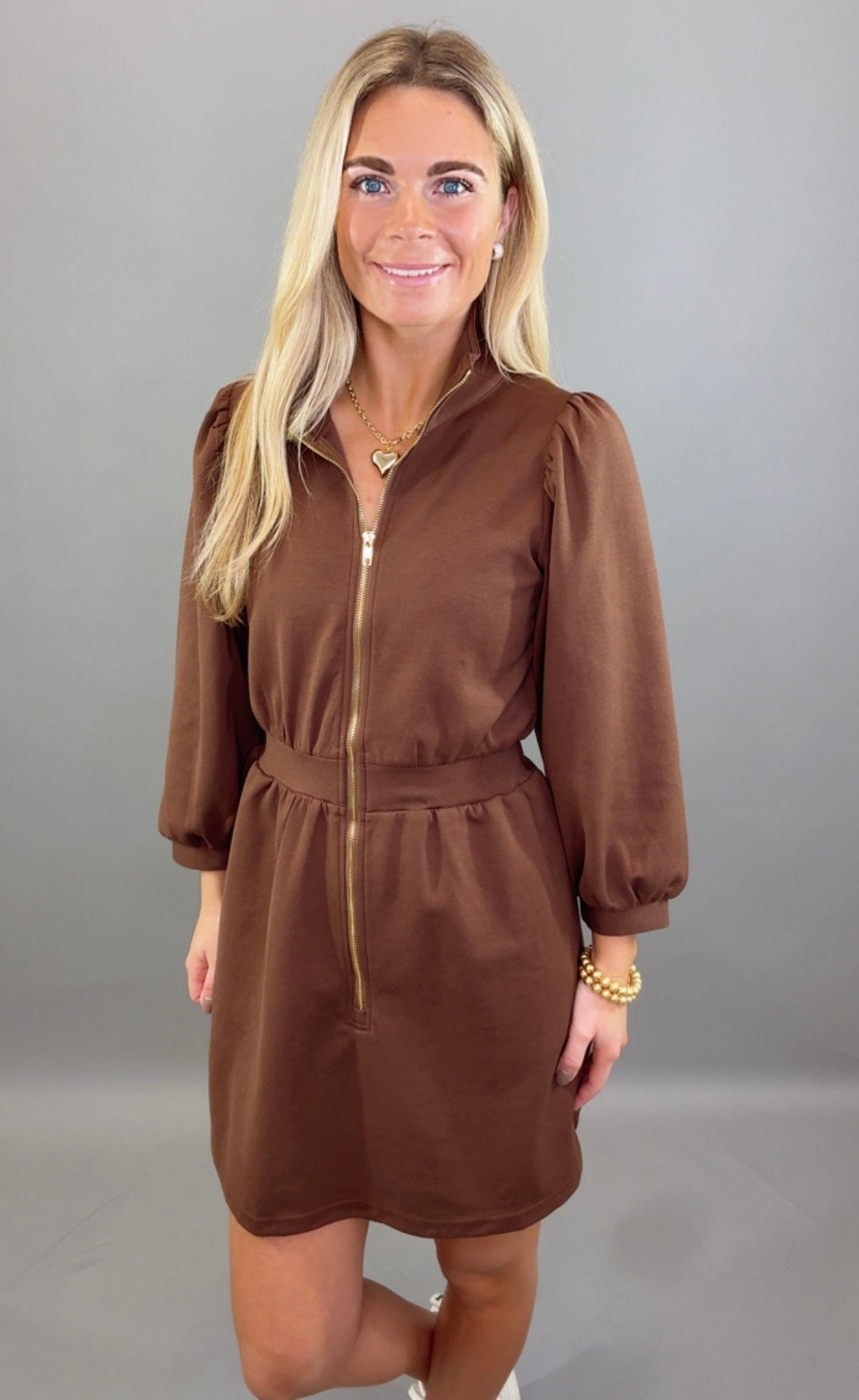 City Stroll Dress (brown)