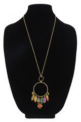 Hannah Circle Pendant Necklace