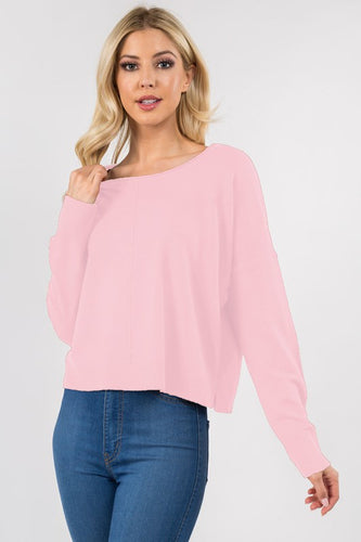 The Seri Sweater (pink lemonade)