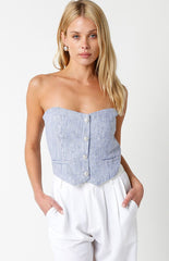 Britney Linen Top