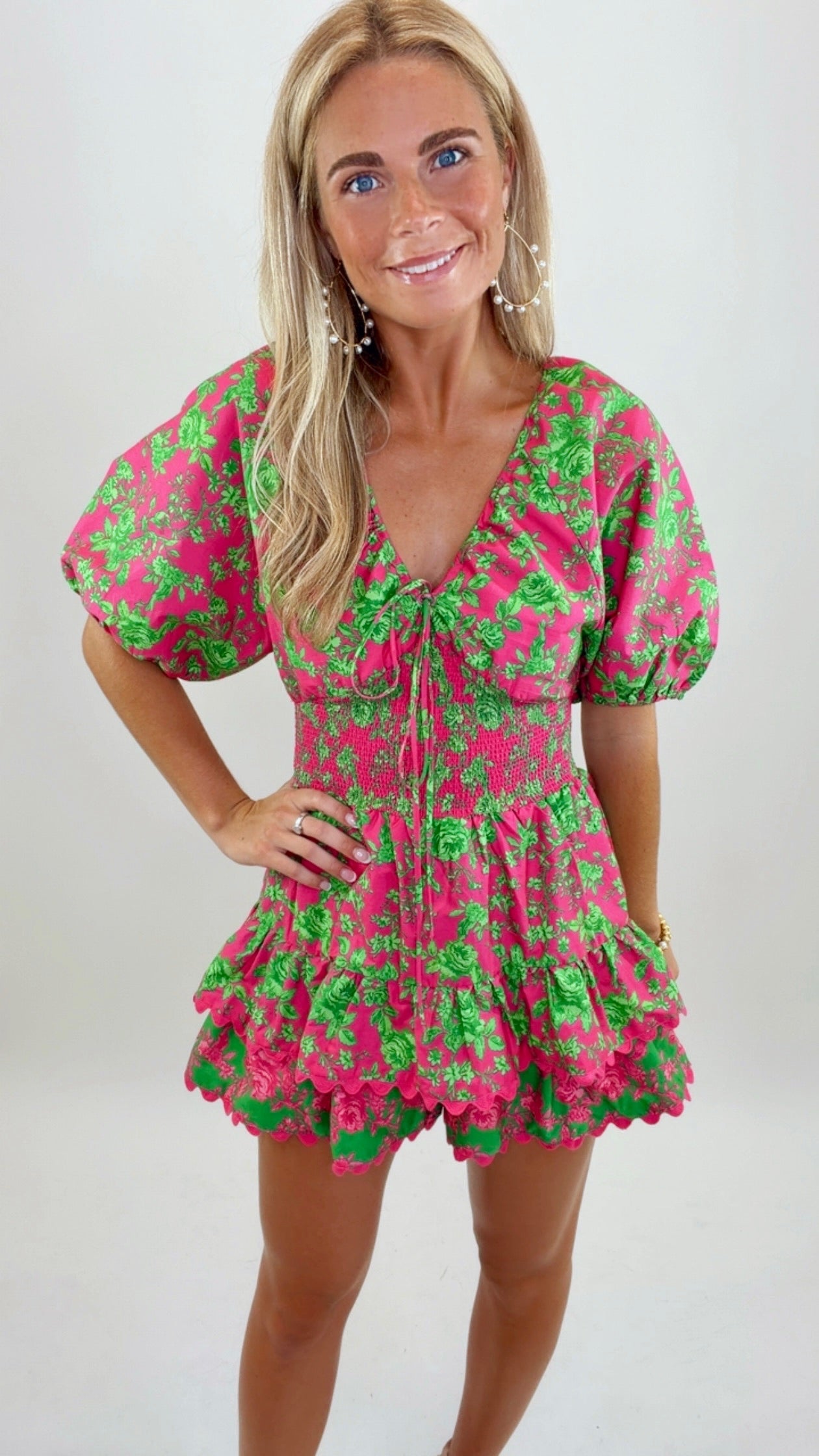 Pink Paradise Romper
