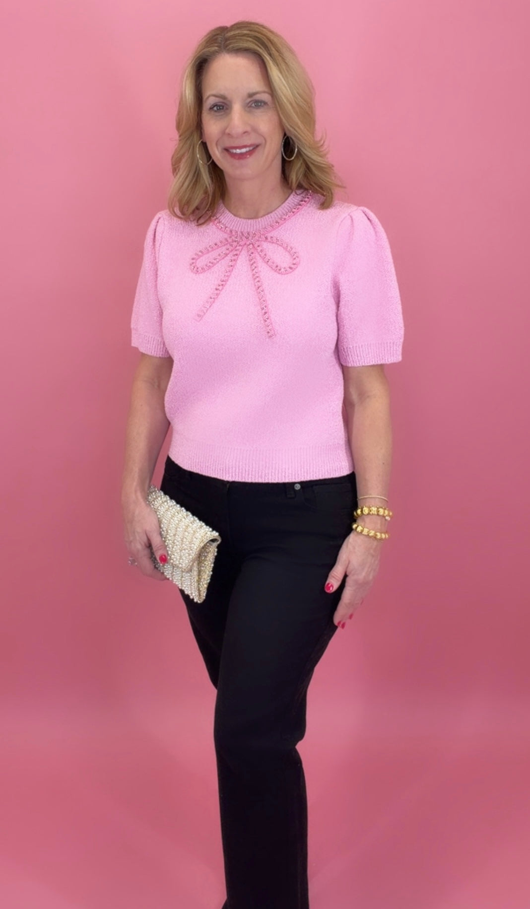 Bow So Sweet Knit (pink)