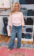 Blush Breeze Sweater