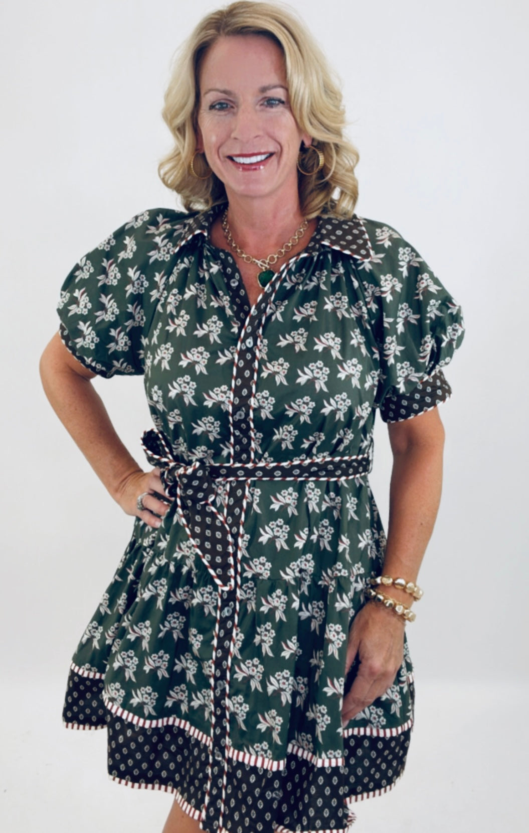 Meadow Scroll Dress