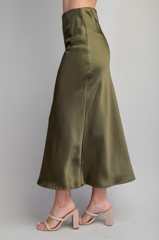 Lena Satin Skirt