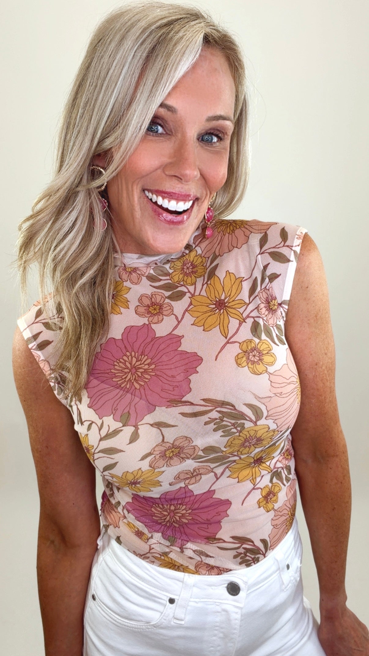 Petal Sketch Top