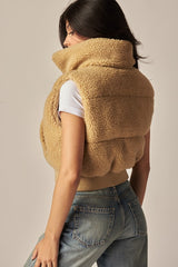 Asher Sherpa Vest (camel)