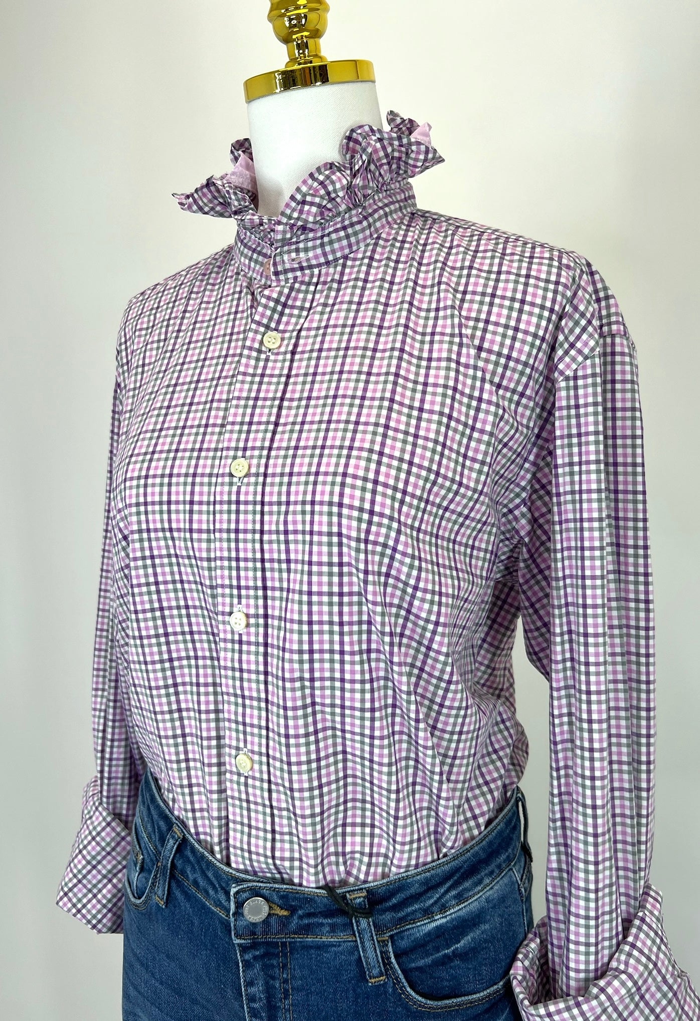 Second Story Shirt (Ted Baker/PurpleChk/M)