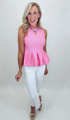 Flare Affair Top (pink)
