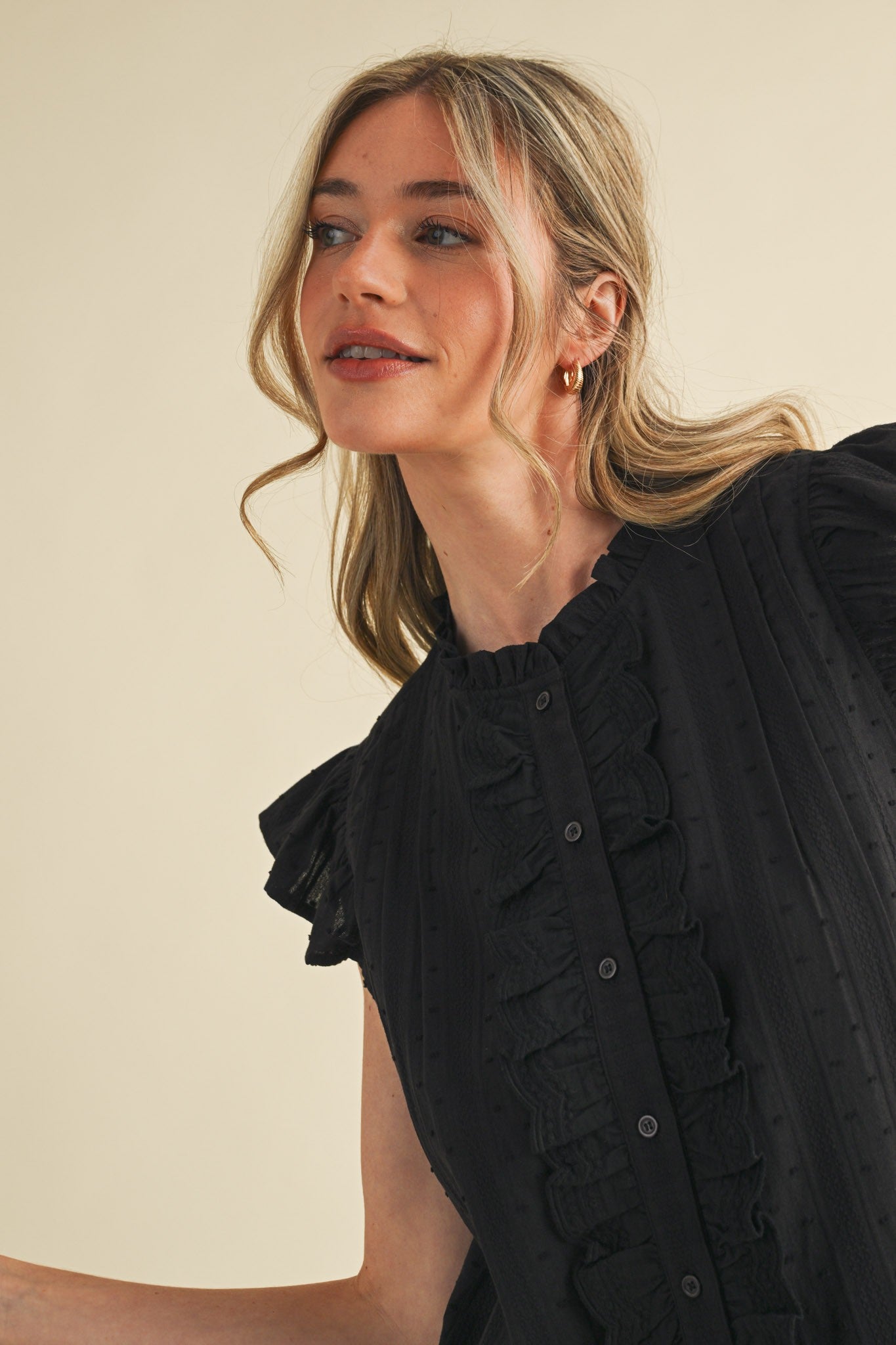 Lace It Lovely Top (black)