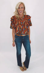 Stroke of Genius Top (brown)