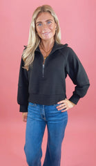 Off Duty Zip Pullover