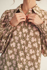 Rustic Romance Blouse (olive)