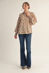 Rustic Romance Blouse (olive)