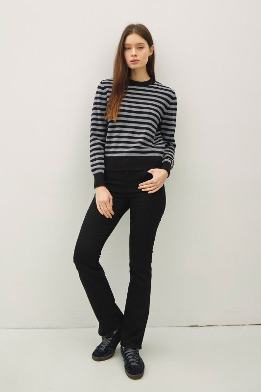 Ivy Lane Sweater (black/grey)