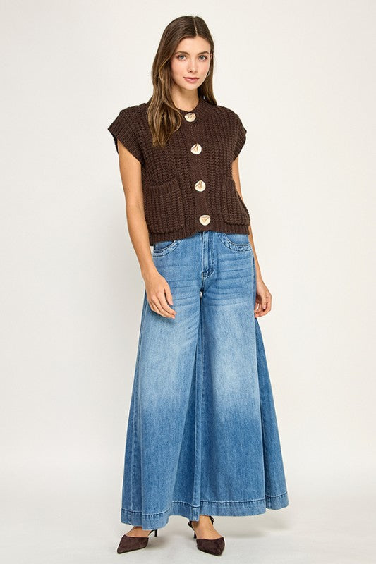 Chalet Charm Vest (brown)