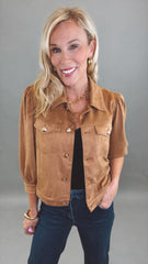 City Saddle Suede Jacket