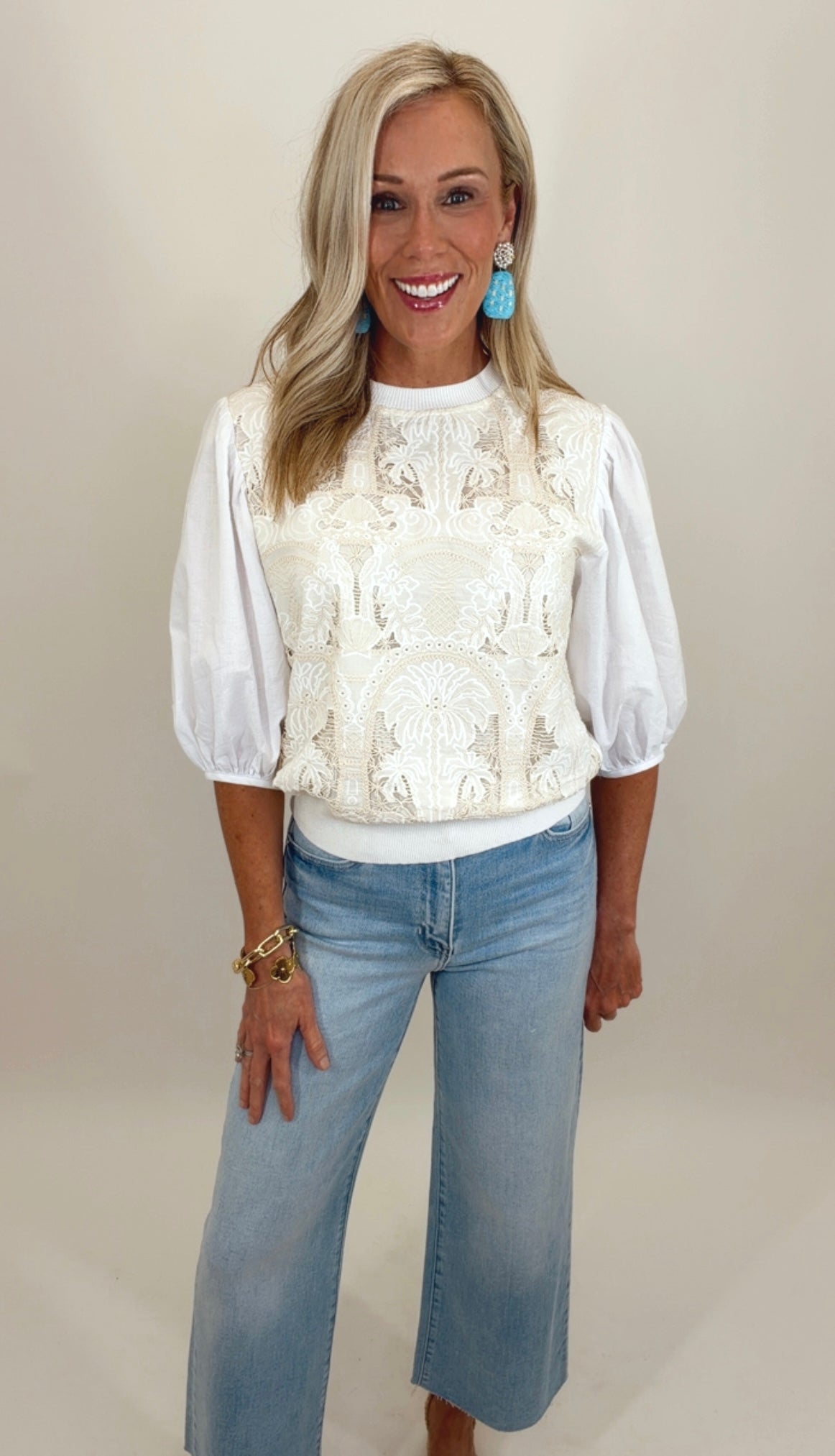 Ivory Intrigue Top