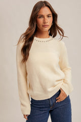 Charmed Grace Sweater (cream)