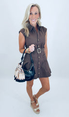 Ellison Dress (brown)