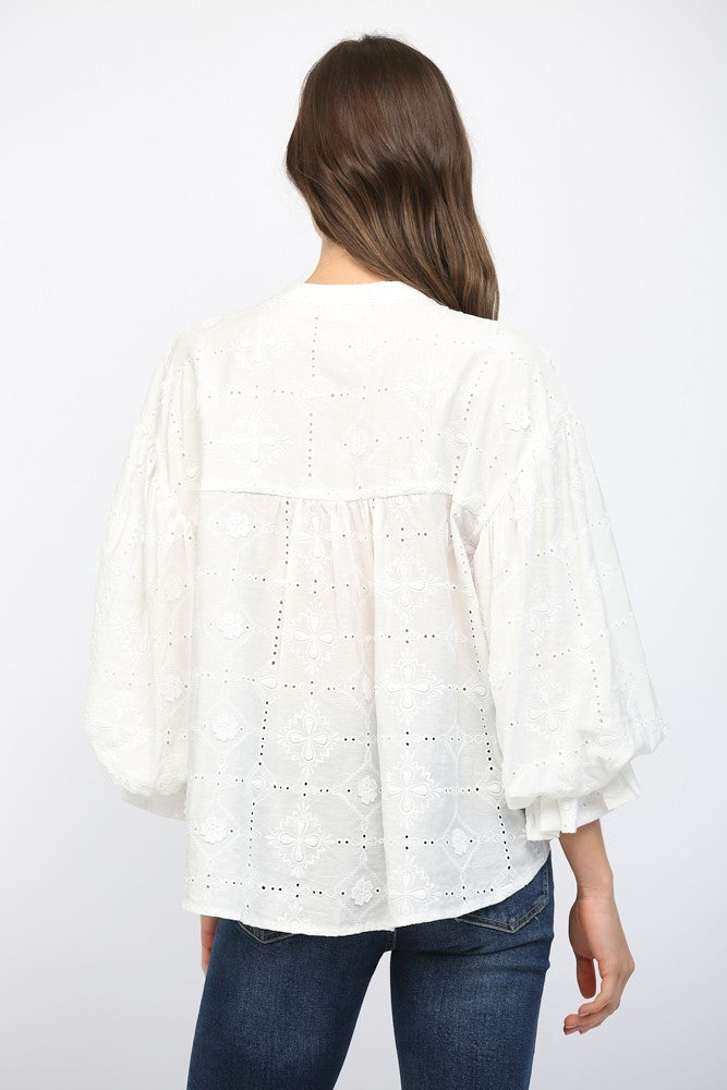Sloane Eyelet Blouse