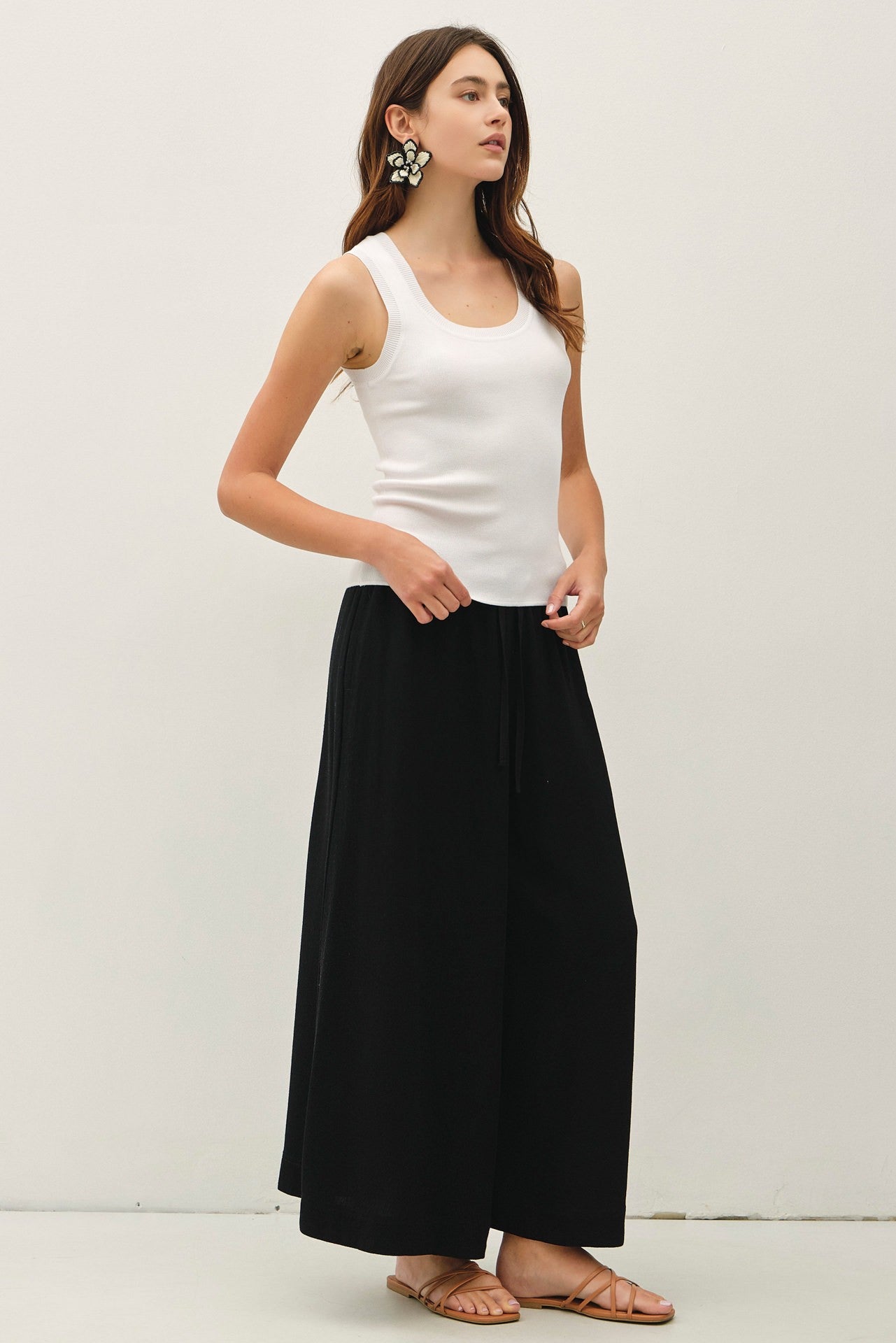 Modern Knit Tank (white)