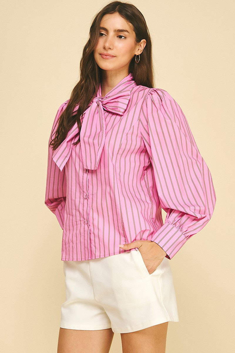 Stripe a Pose Top