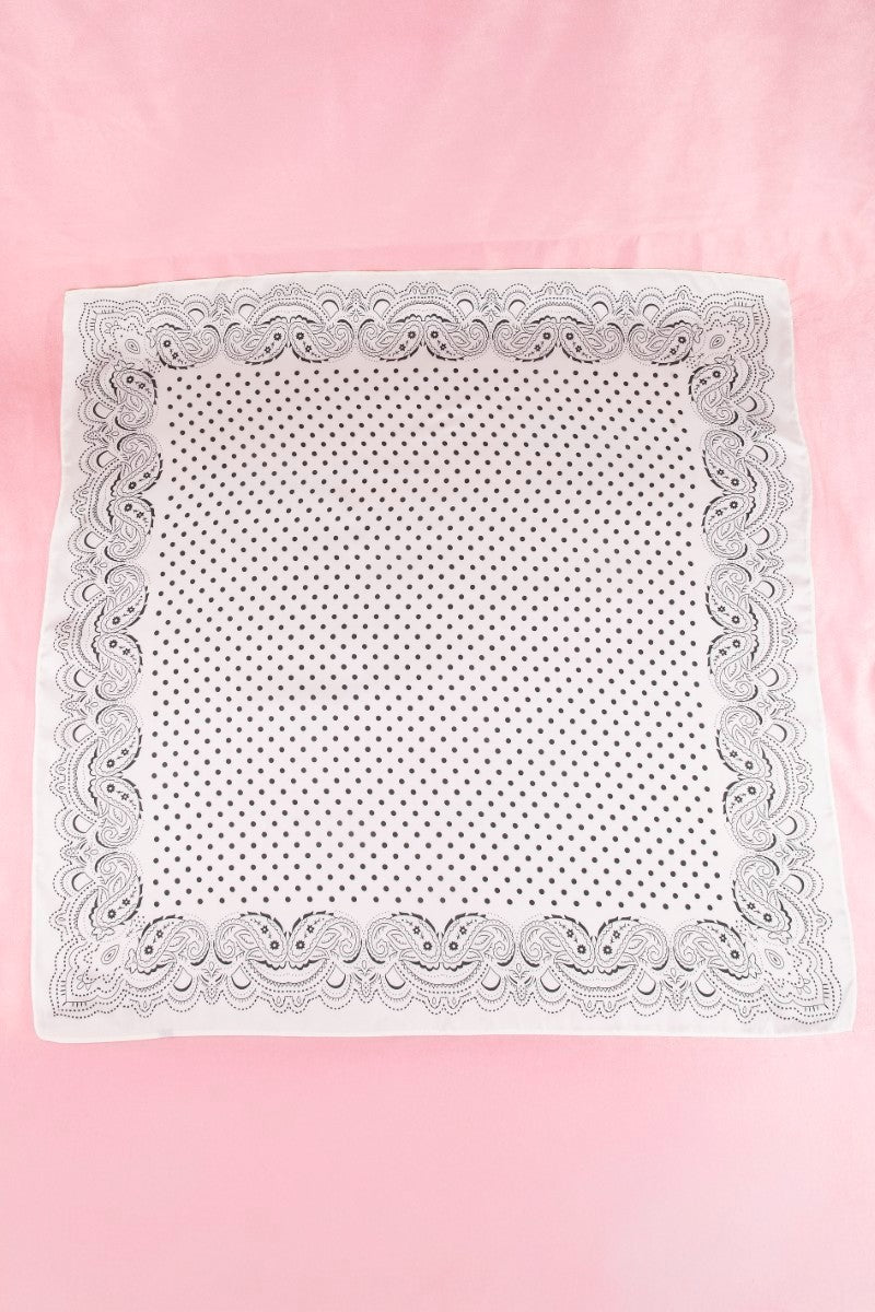 Paisley & Polka Bandana
