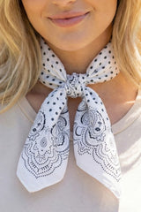 Paisley & Polka Bandana