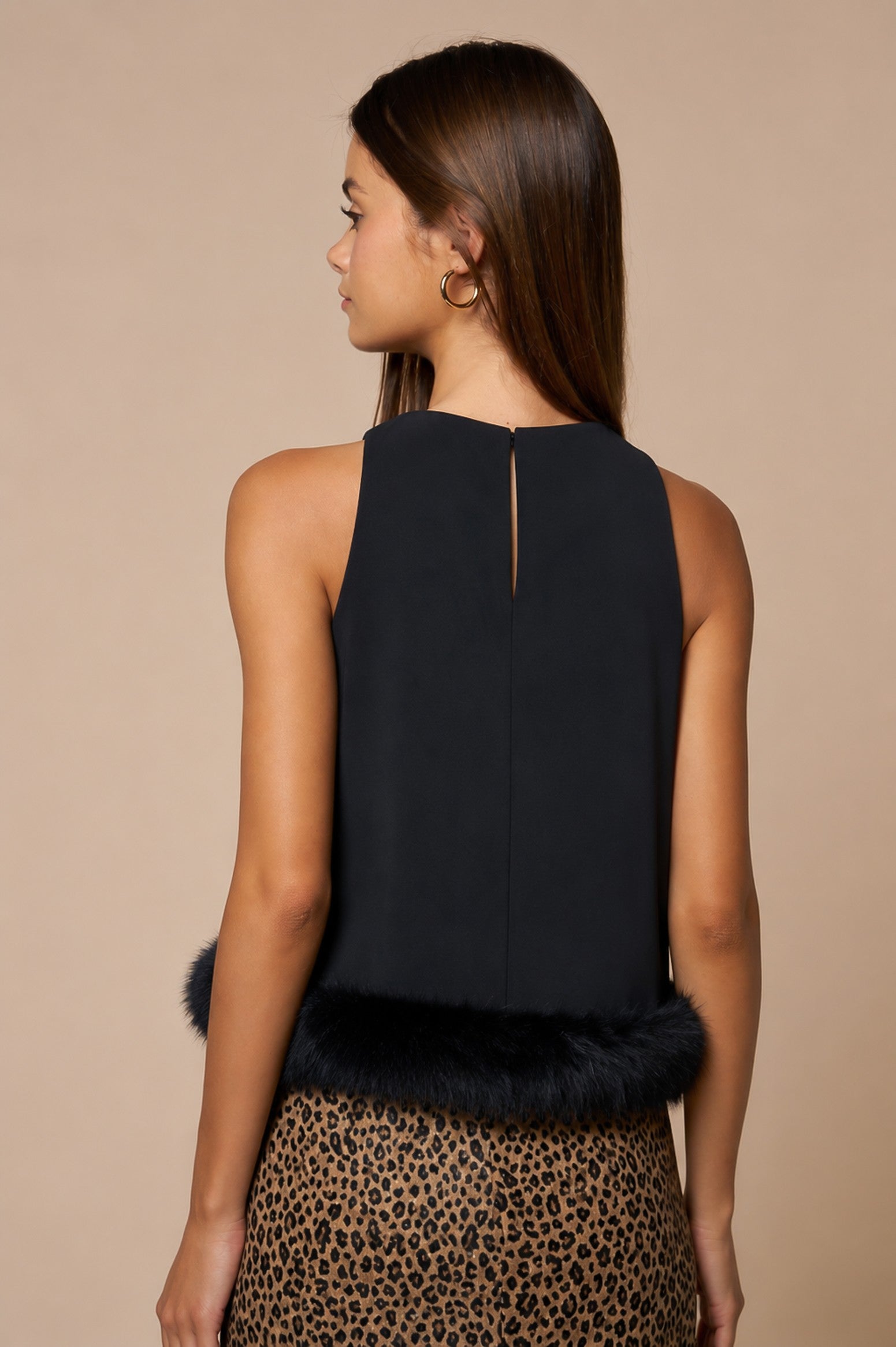 All the Frills Top (black)