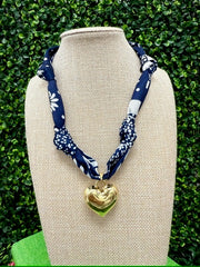 Sideline Spark Scarf Necklace